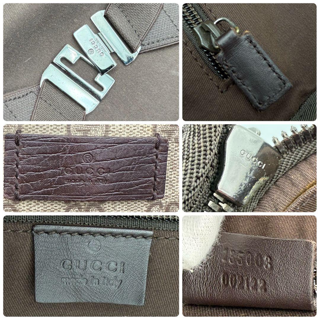 高級　美品 グッチGG シェリーライン　PVC キャリーケース　キャリーバッグ