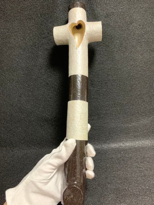 波多野正典　「流木」掛花入　工房 燄