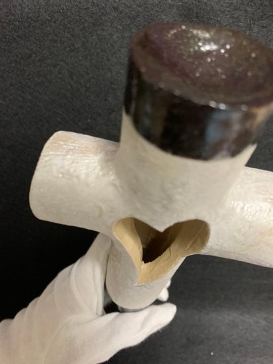 波多野正典　「流木」掛花入　工房 燄