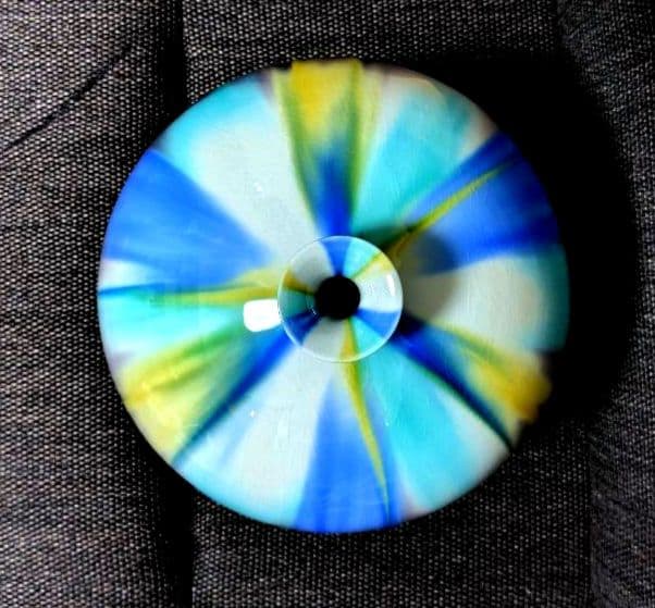 九谷焼　博峰窯　高さ25cm　釉彩　柴田博