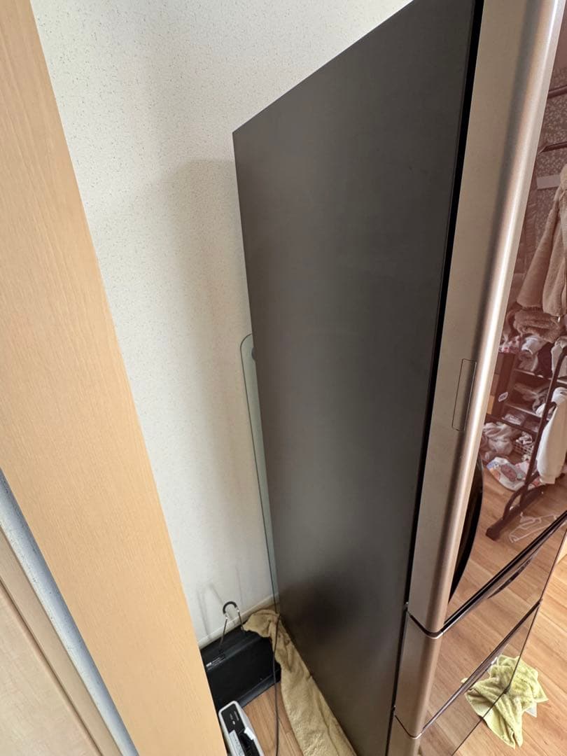 ☆設置送料込日立 冷蔵庫クリスタルブラウンR-S3800GV XT 2017年製