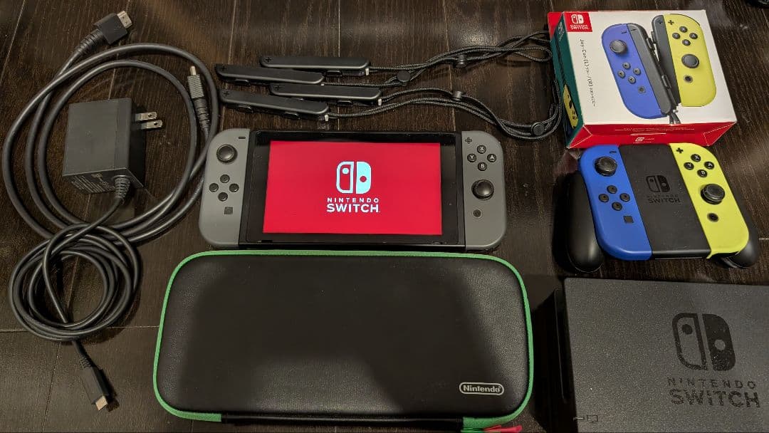 Nintendo Switch 本体+ジョイコン+ケース+ microSDメモリ