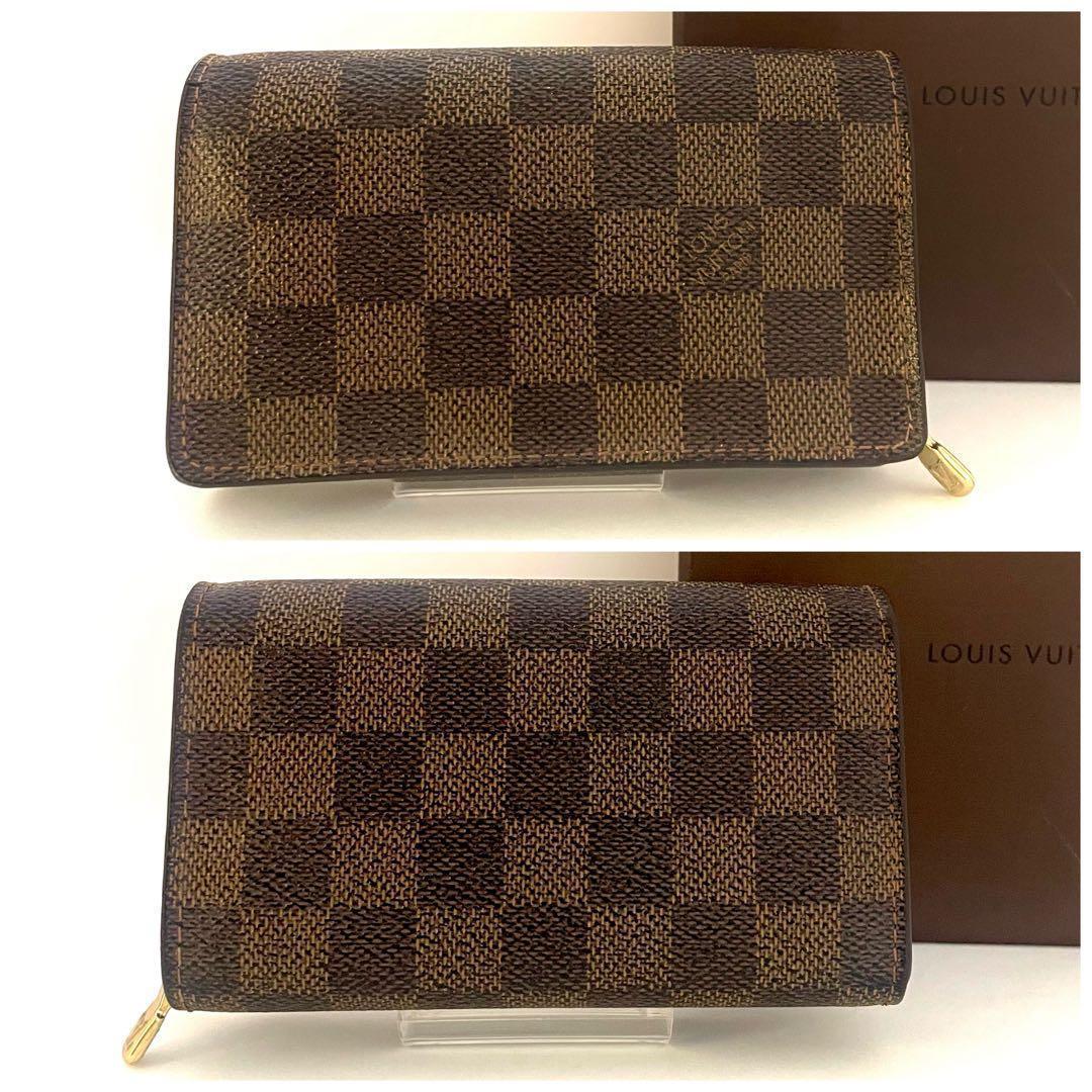 セール✨　ルイヴィトン 財布　折財布　ダミエ　ポルトフォイユ　トレゾール　箱付き