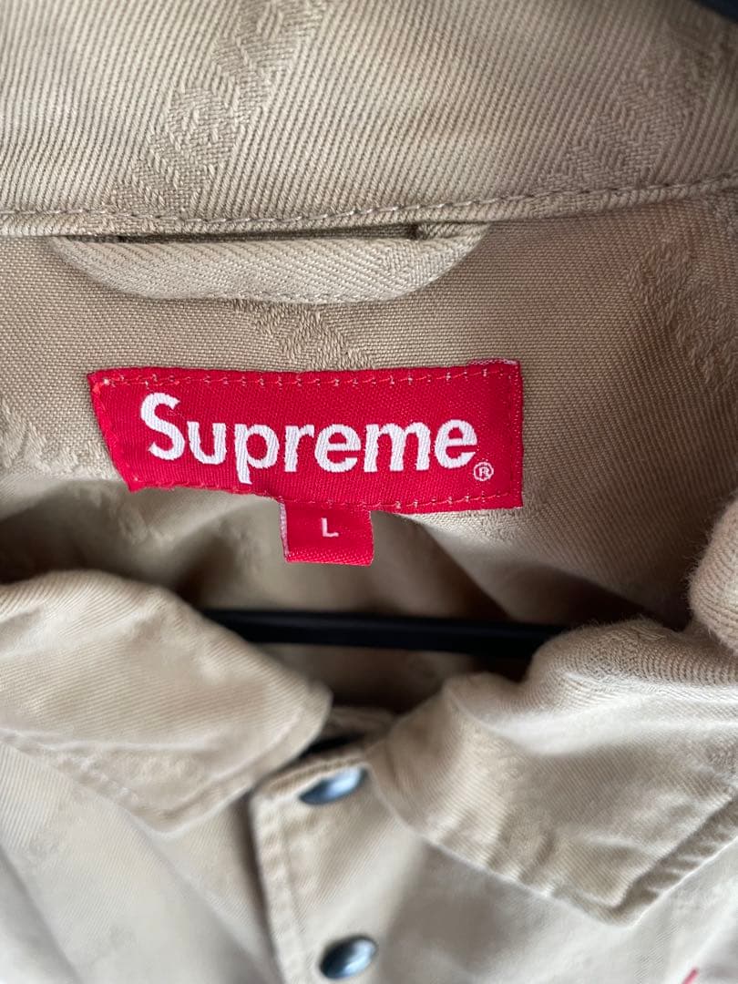 Supreme ベージュジャケット Lサイズ