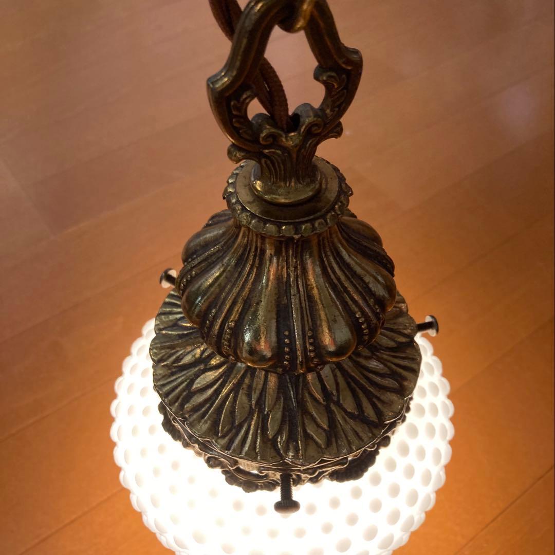 【専用】　フェントン　ハンギングランプ　アンティーク