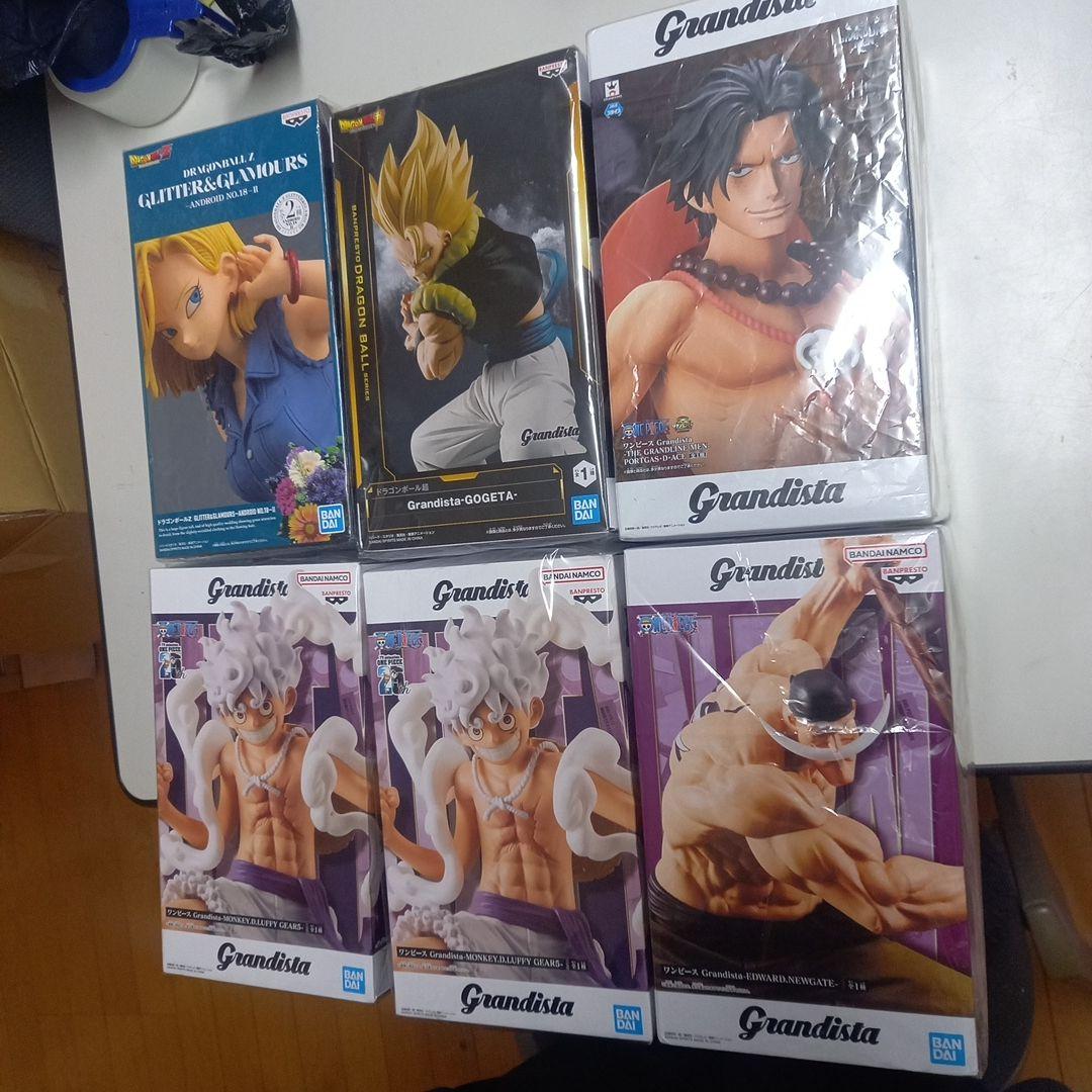 Grandista他、ワンピース&ドラゴンボール　フィギュア6体セット