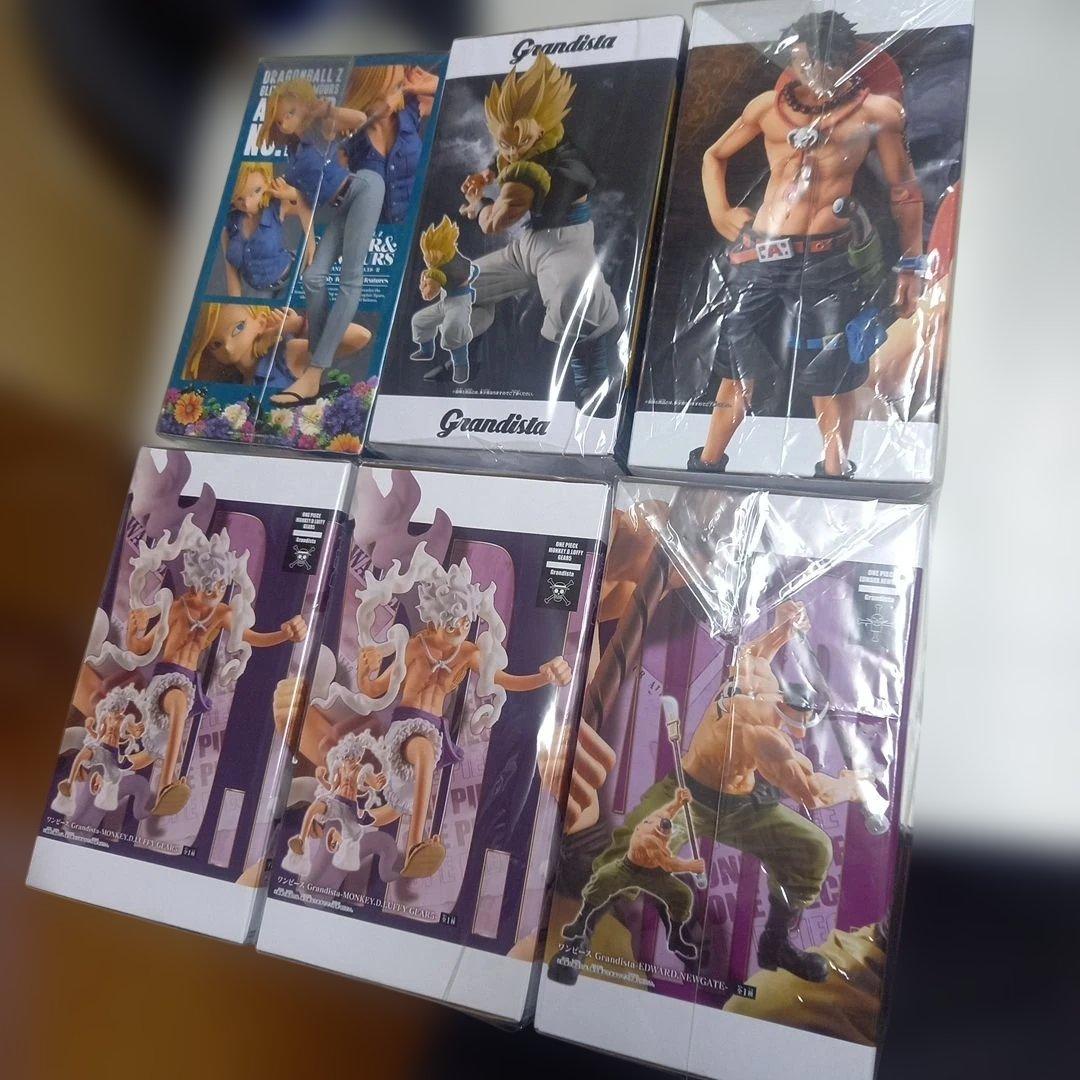 Grandista他、ワンピース&ドラゴンボール　フィギュア6体セット