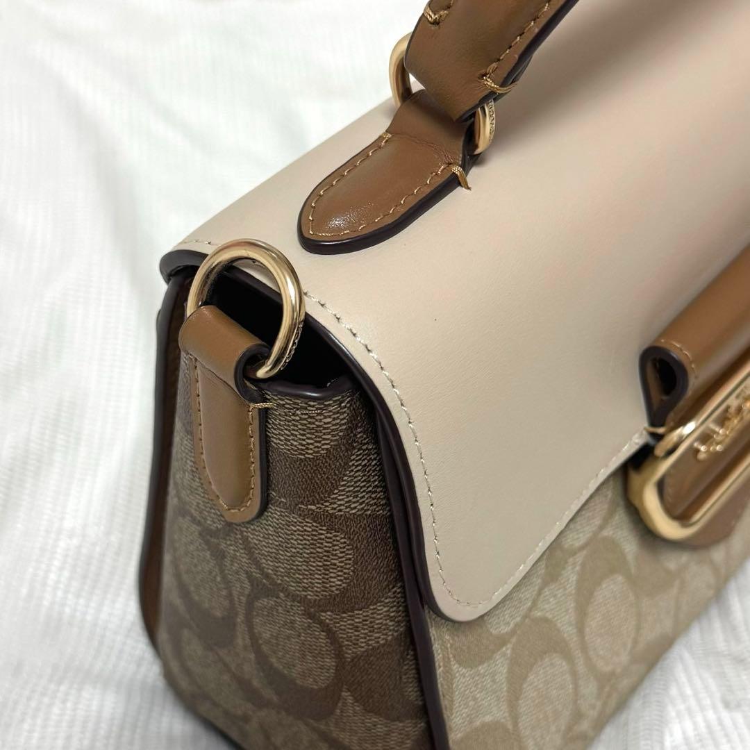 美品✨　COACH コーチ　モーガン　ショルダー　バッグ　シグネチャー