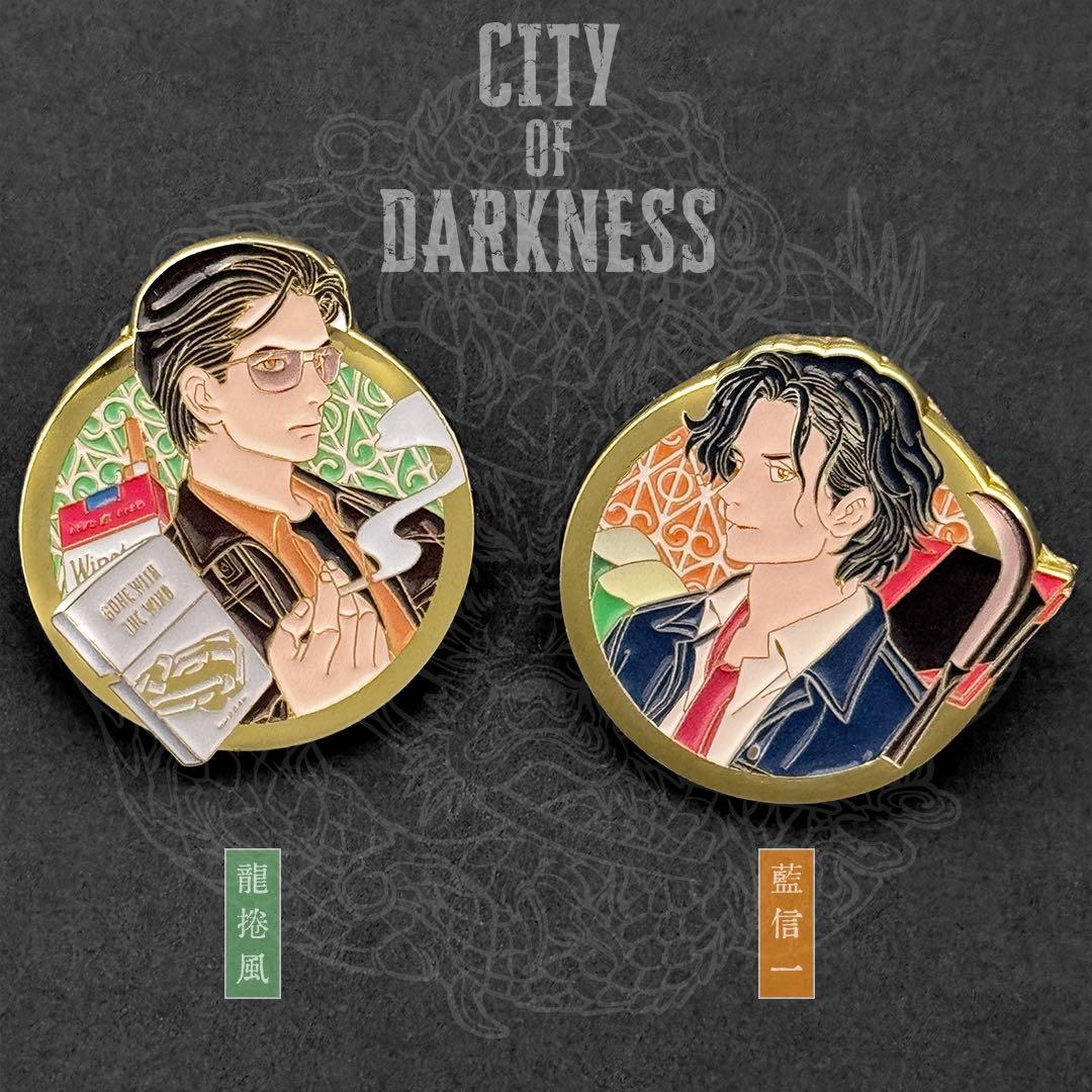 原作☆ トワイライト・ウォリアーズ 九龍城砦 アクスタ＆しおり＆ピンバッジ