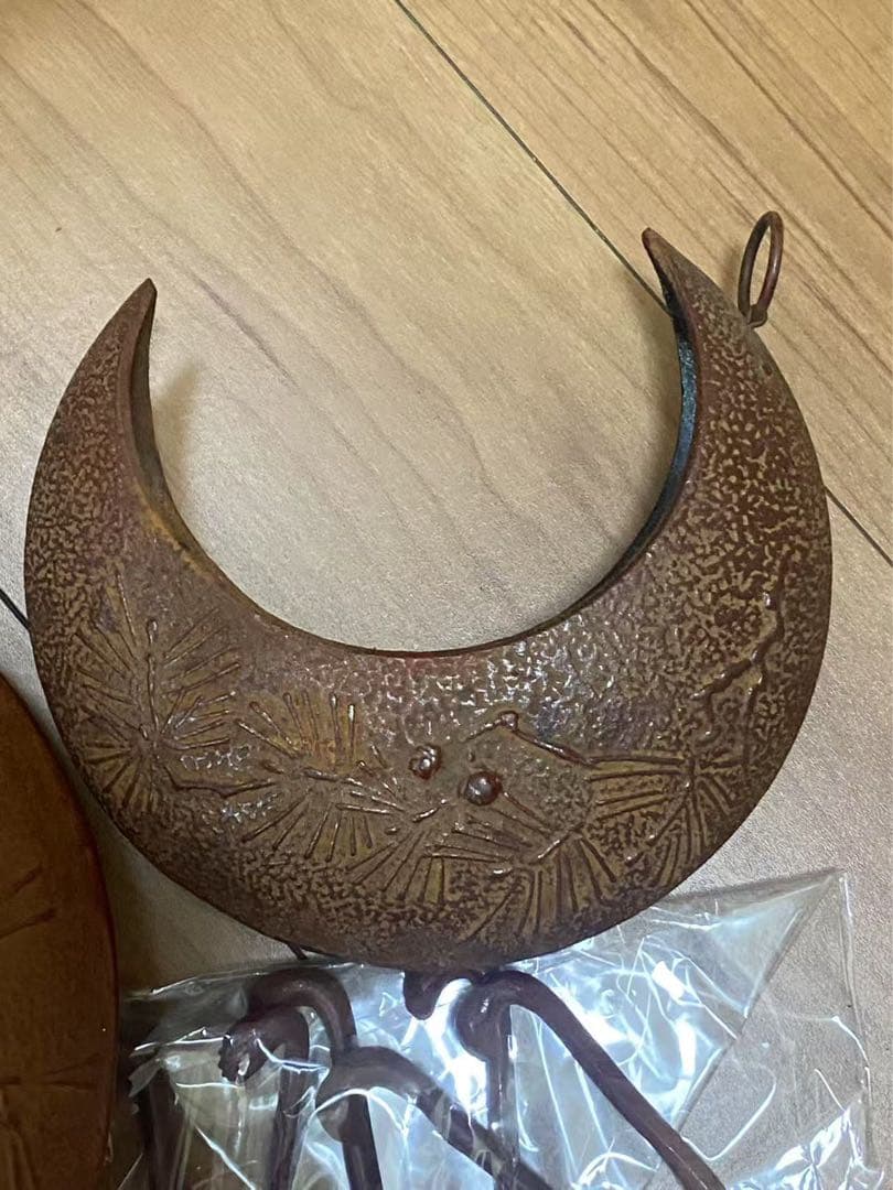 南部鉄器岩鋳吊り花器猿手フック猿置物花器9点物未使用 保管品 共箱