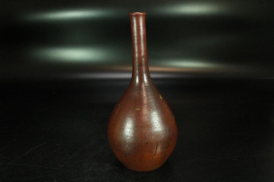 古備前 献上 徳利 江戸中期作 桂又三郎 識箱(K-A387)