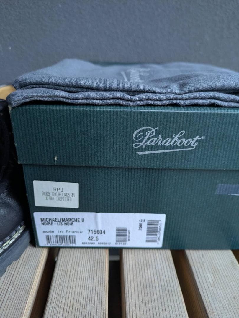 PARABOOT MICHAELパラブーツ ミカエル EU42 1/2ブラック