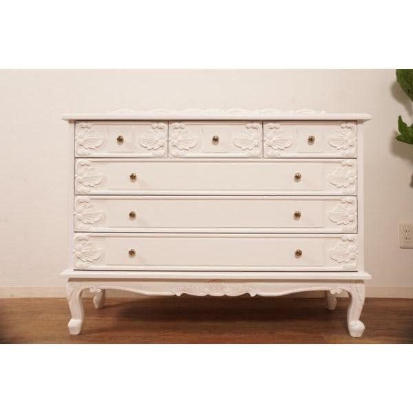 クローゼット　ヨーロピアンスタイル 猫脚　チェスト　手彫り彫刻 4段6杯