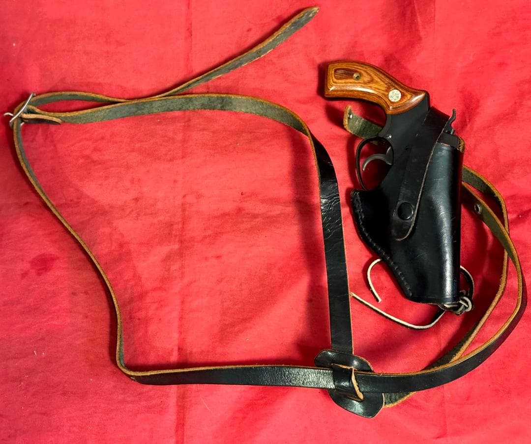 整備済 小型リボルバー用 ショルダーホルスター ヒップホルスター コンバージョン