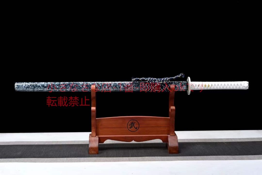 『雪鷹』T10焼刃溝付唐刀  武具 刀装具 日本刀 唐剣 模造刀·模擬刀 居合刀