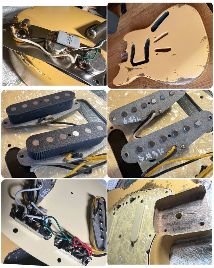 レリック&エイジド ムスタングタイプ マホガニーボディ シトラスイエロー