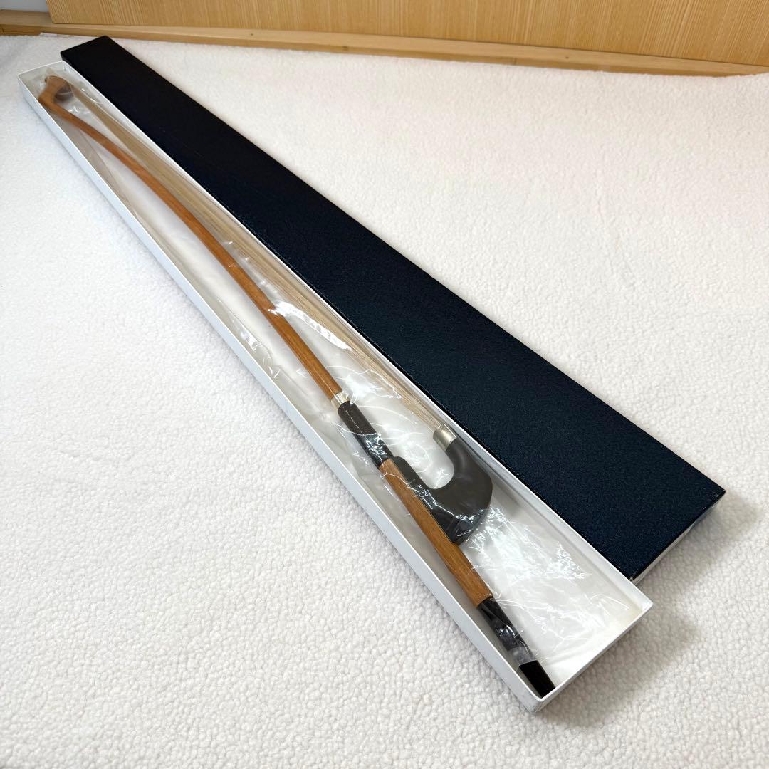 杉藤 SUGITO コントラバス弓 No.650 中古良品 箱付き