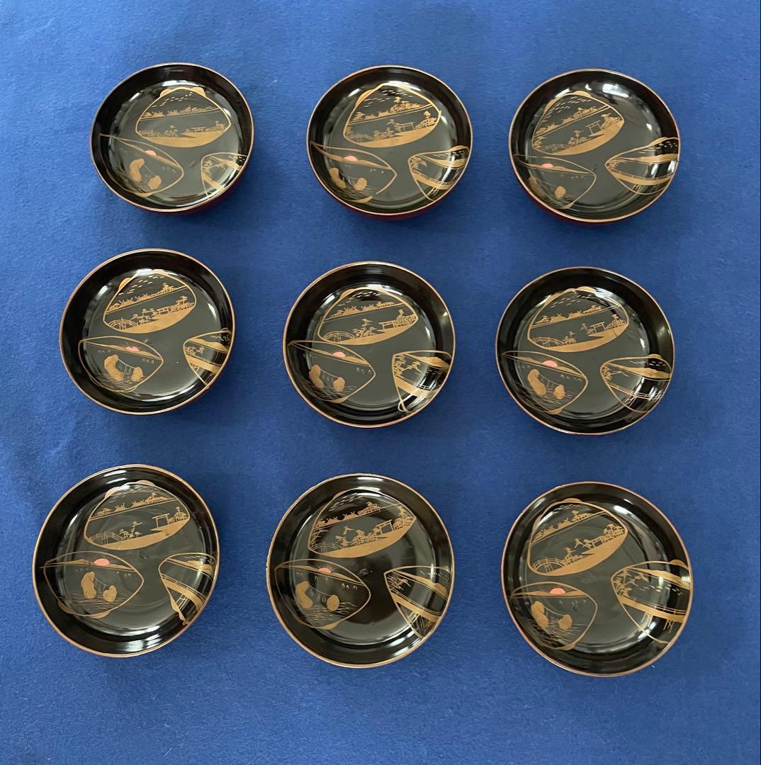 漆器椀　 9セット