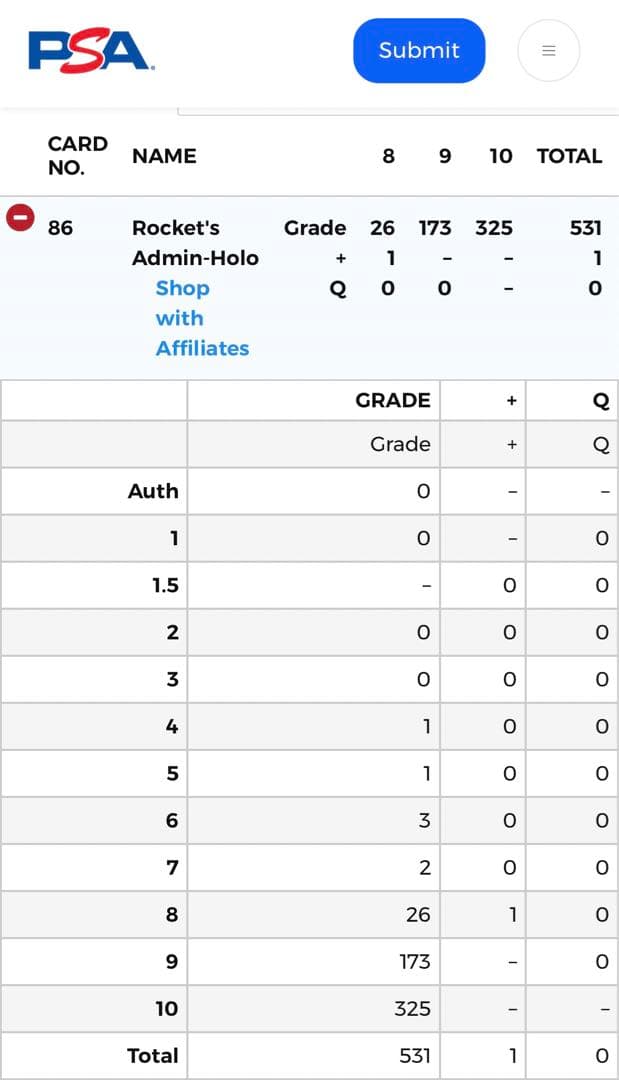 25周年 PSA 9 ロケット団の幹部 珍ポケモンカード ポケカ トレカ 英語