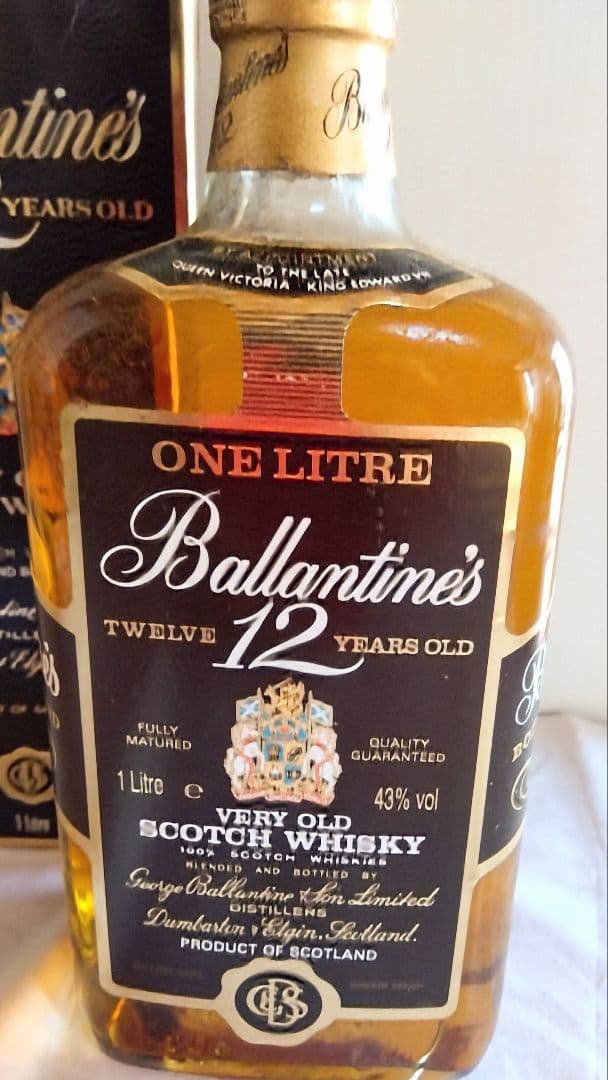 古酒 バランタイン 12年 ビンテージ ウイスキー 特級 未開栓　1L