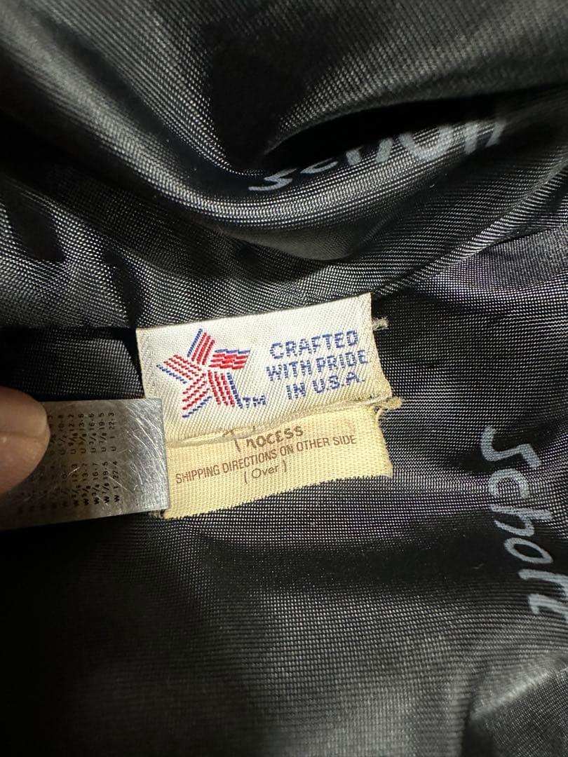 希少Schott USA レザー シングルライダースジャケット