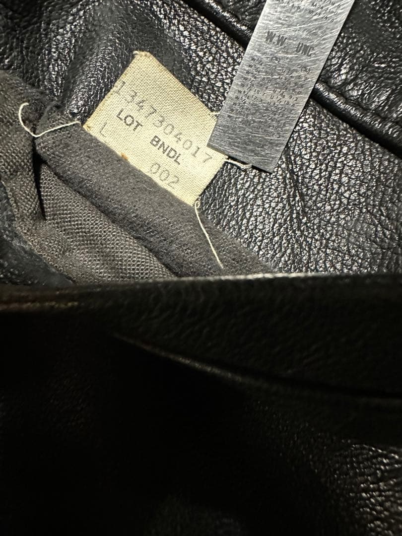 希少Schott USA レザー シングルライダースジャケット