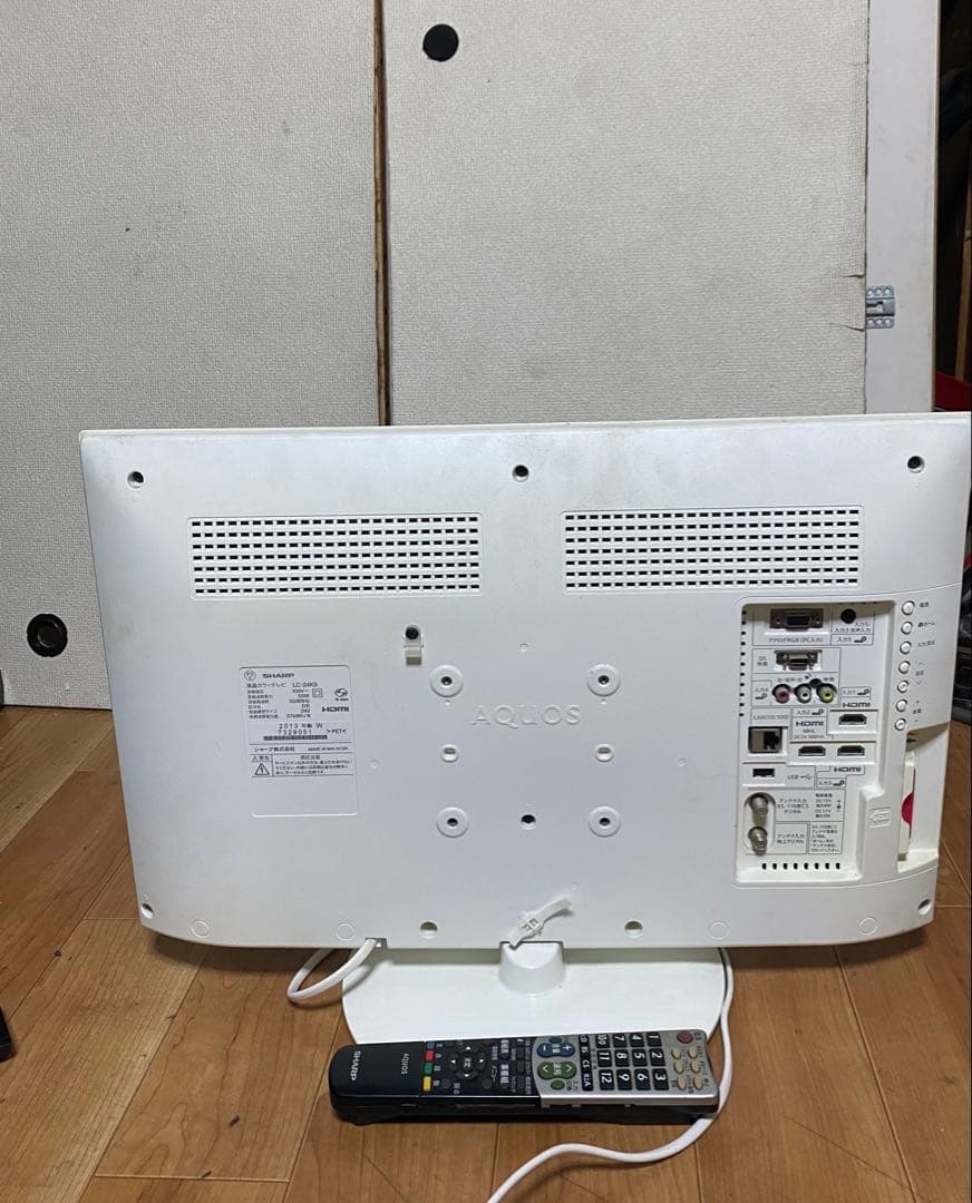 SHARP AQUOS 液晶カラーテレビ LC-24K9 液晶テレビ 24V