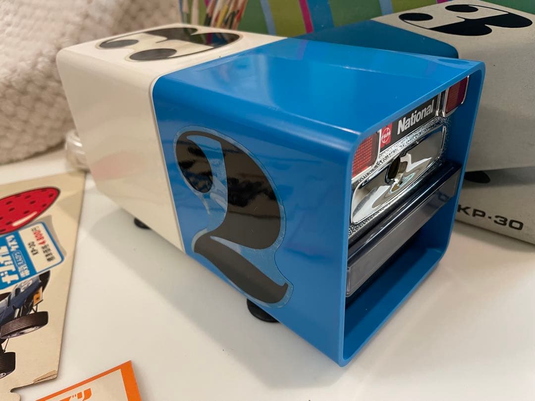 電動鉛筆削り ナショナル KP-30 昭和レトロ　レア