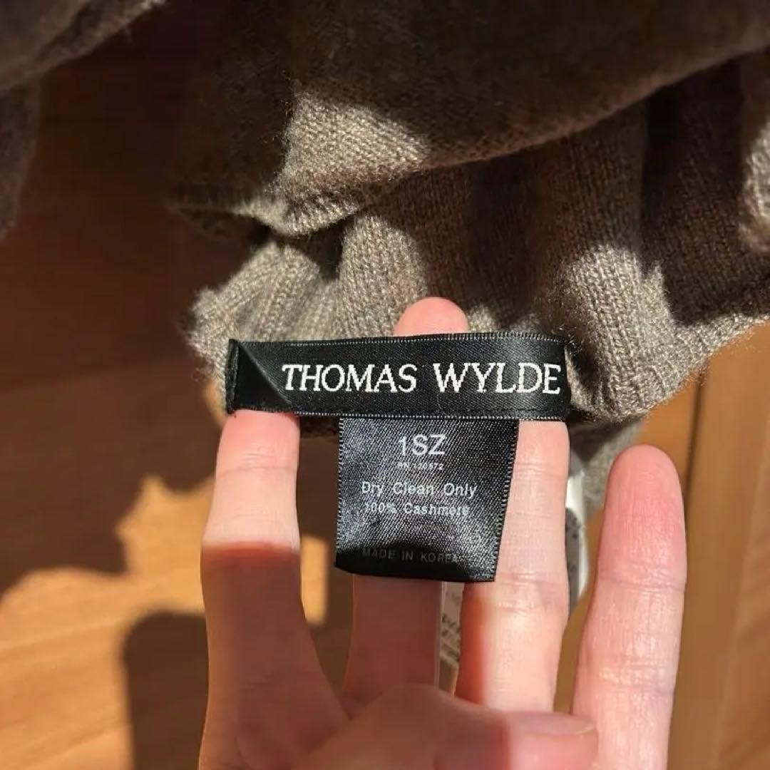 カシミア100% ロングマフラー チャコールグレーからブラウン色味