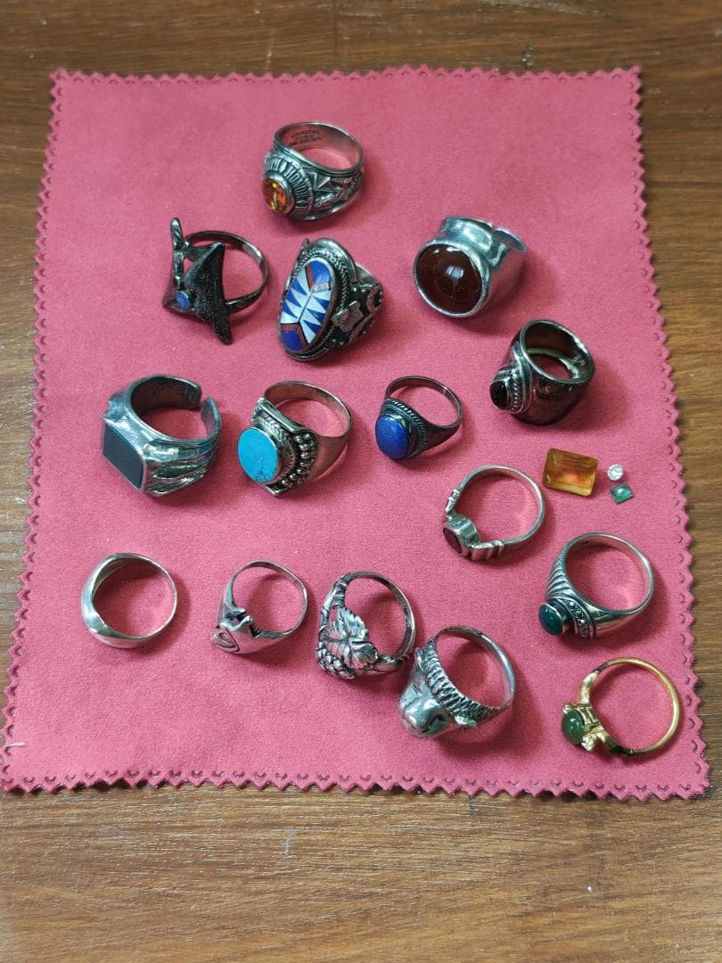 指輪と宝石 15点 + おまけ