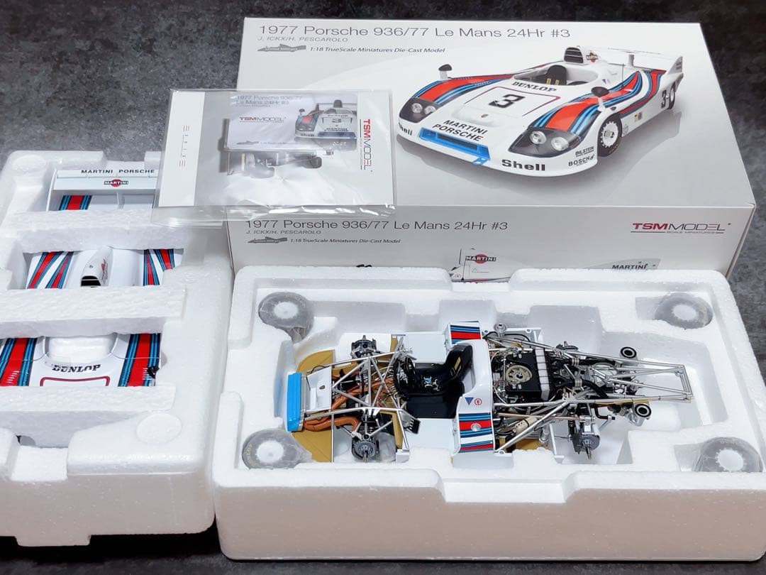 ミニカー TSM 1/18 1977 Porsche 936/77 Le Mans