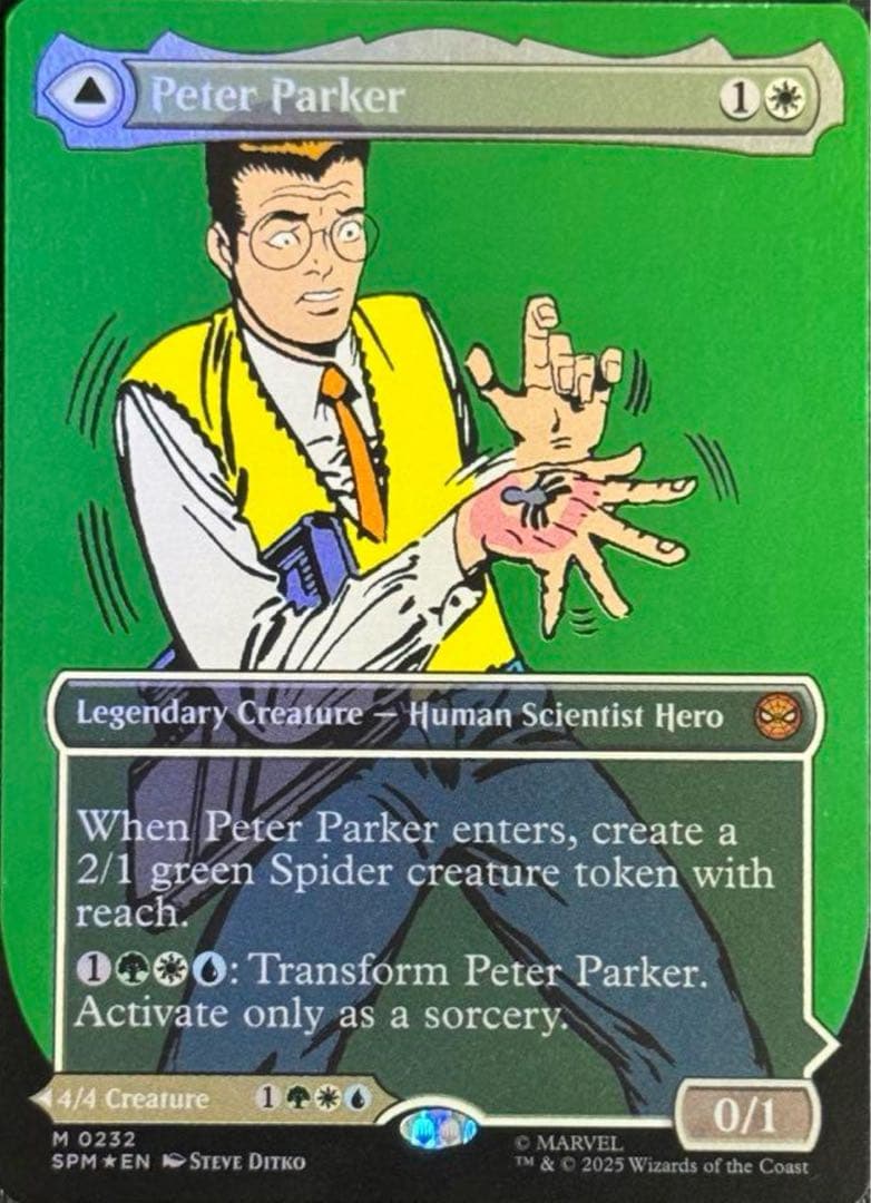 MTG ピーター・パーカー 英語版　foil