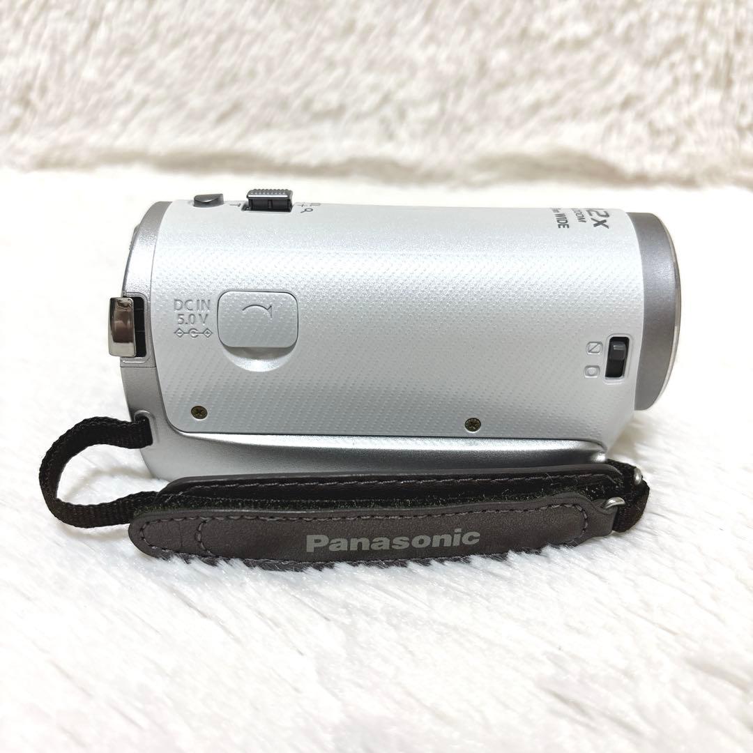 【美品】Panasonic HDC-TM45 ホワイト VW-ACK180