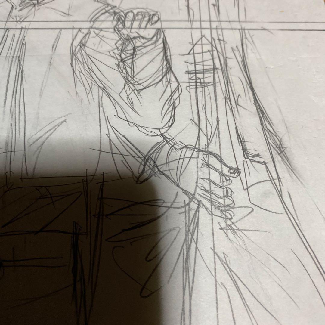 ハンター×ハンター ラフ画と下敷き