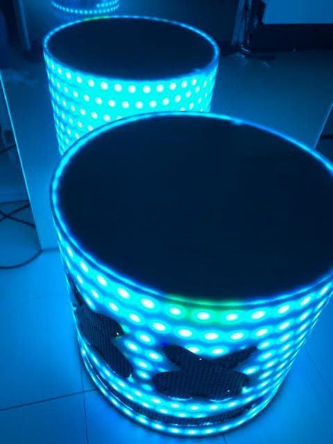マシュメロ LED 電飾 マスク　高品質　　被り物　メロヘッド　フェス　EDM
