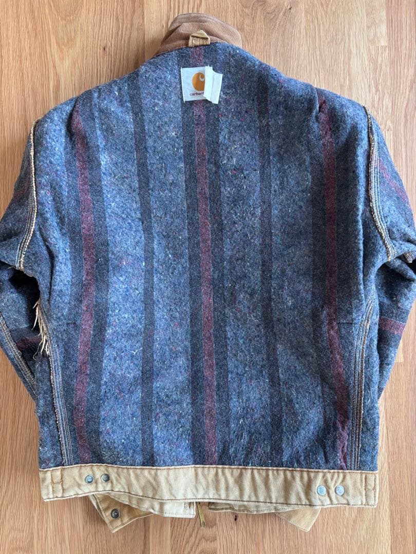 80s Carhartt デトロイトジャケット ベージュ