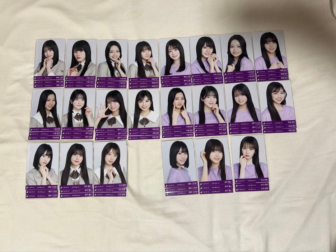 乃木坂46 6期生 初披露の会 生写真 フルコンプ