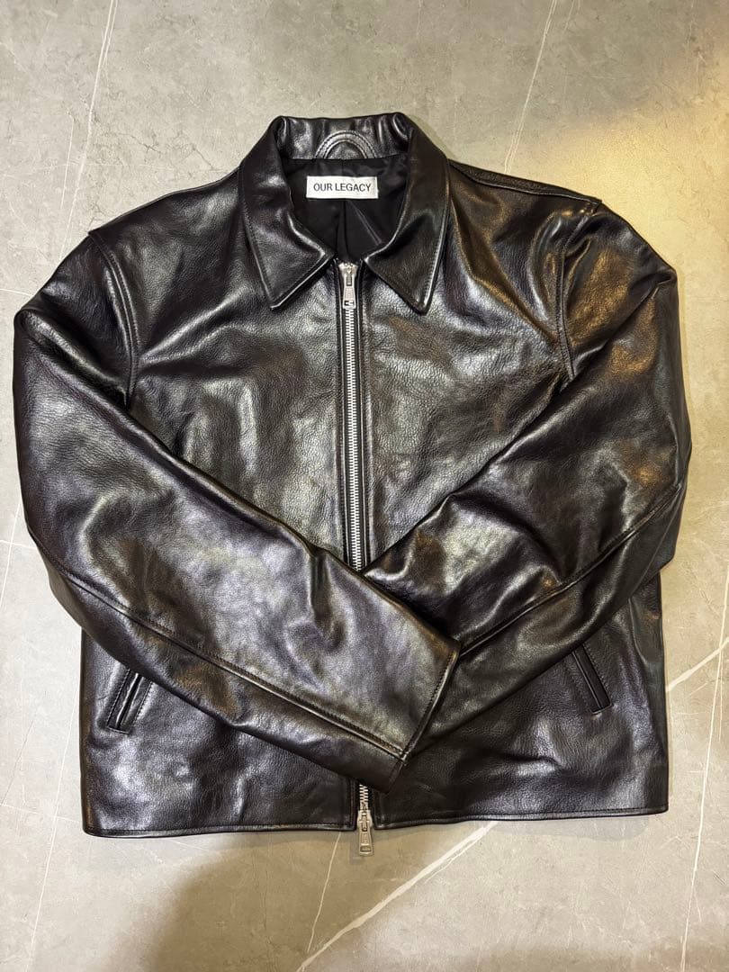 【新品未使用品】OUR LEGACY MINI JACKETレザージャケット50