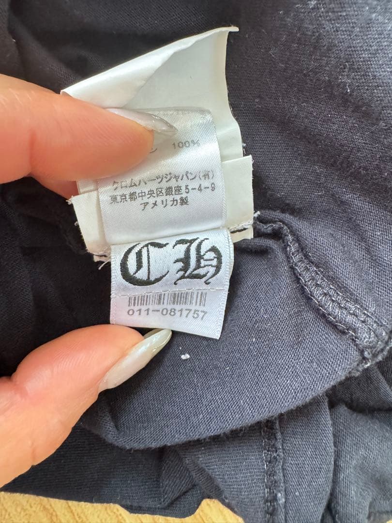 正規品CHROME HEARTS 黒 Tシャツ　Msize