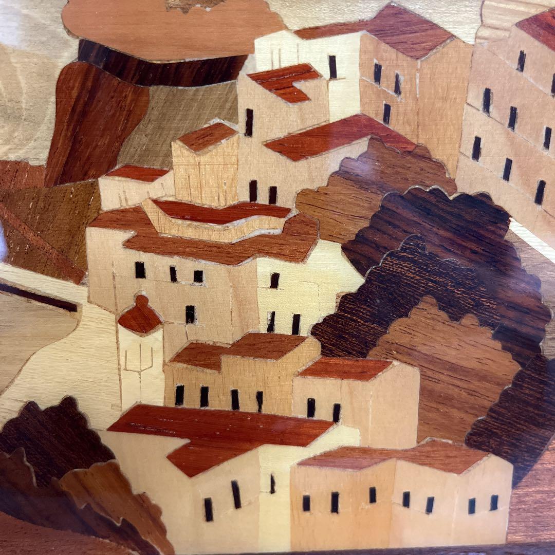 アンティーク イタリア製 象嵌 壁掛け 未使用品