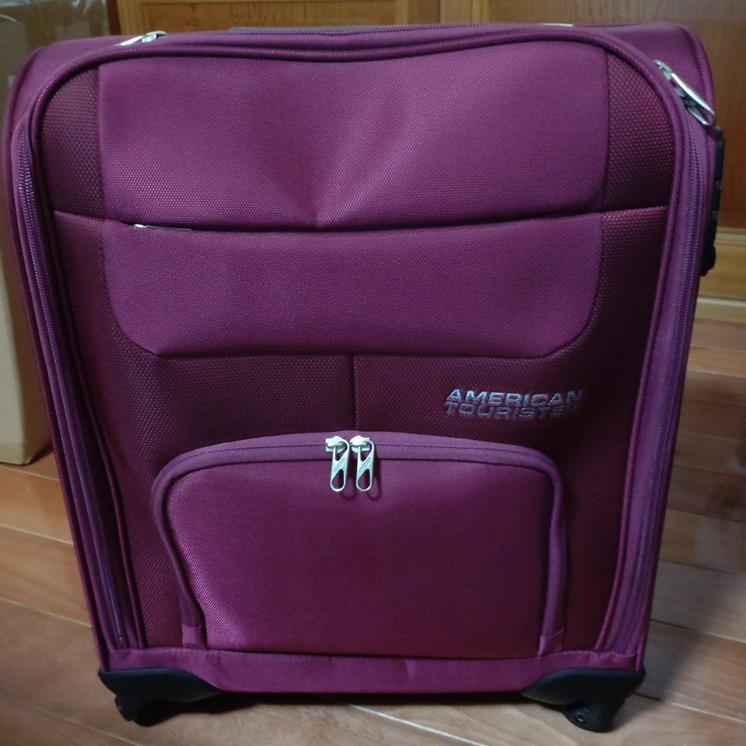 新品AMERICAN TOURISTER バーガンディ キャリーカート　ボルドー