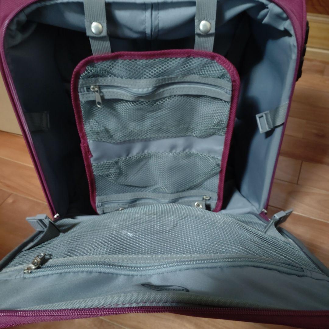 新品AMERICAN TOURISTER バーガンディ キャリーカート　ボルドー