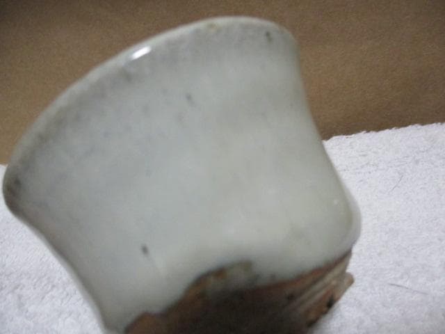 斑唐津　ぐい呑み　Q8-3