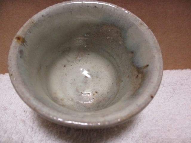 斑唐津　ぐい呑み　Q8-3