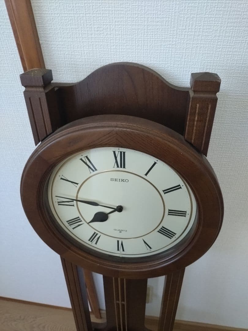 SEIKO セイコー　大型振り子時計 木製時計　飾り時計　壁掛け時計