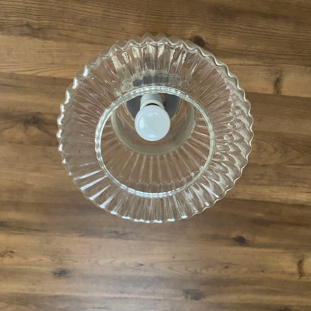 昭和レトロ　ガラスシェード　ペンダントライト　照明