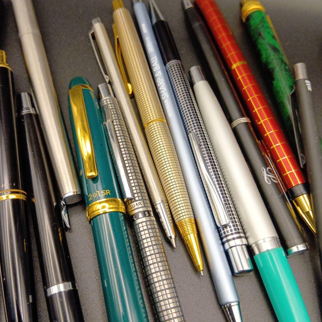 ボールペン 万年筆 シャープペン 14K含む SAILOR PARKER 52本