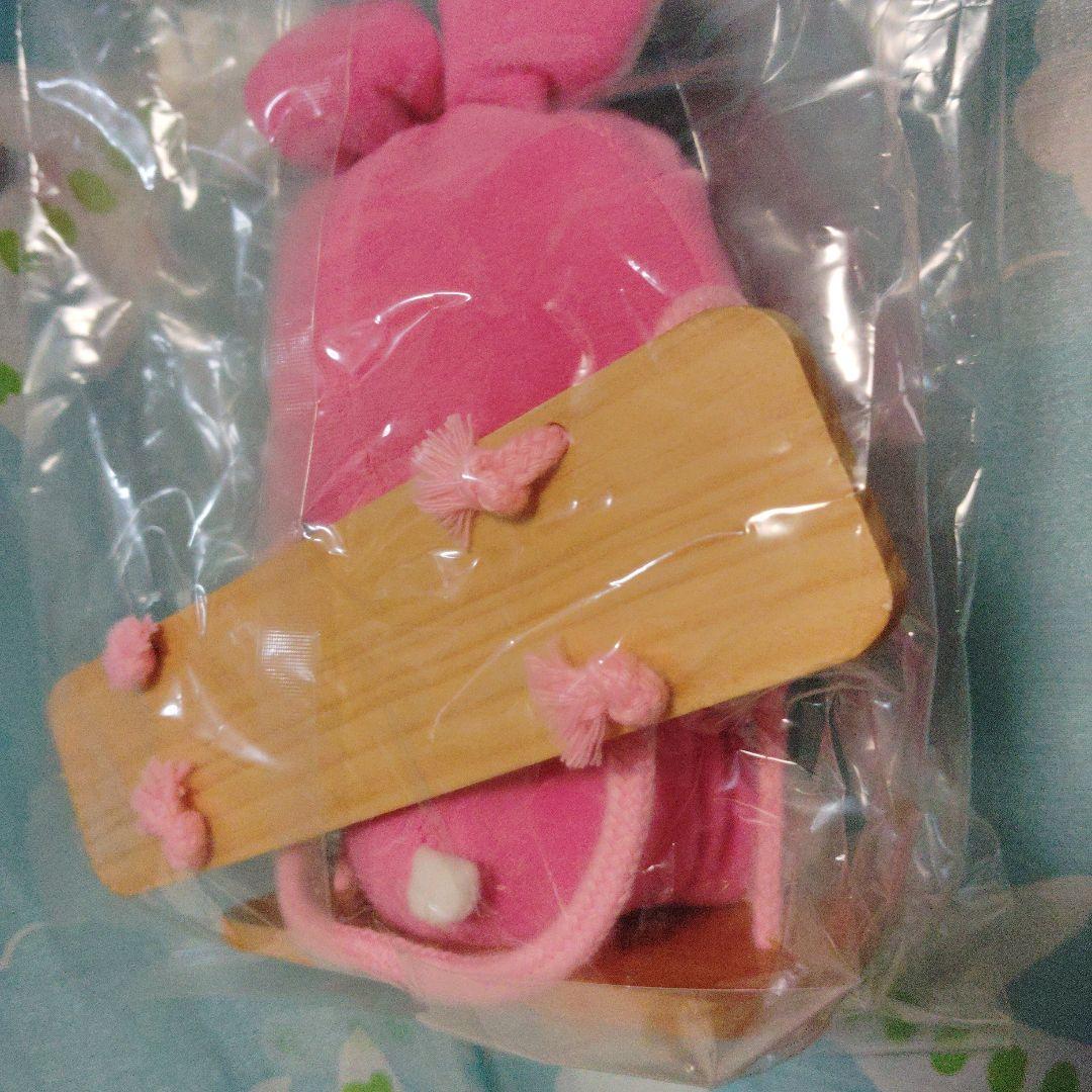 キティ　レトロ　ビンテージ　当時物　　ドアプレート　うさぎ　変身マスコット