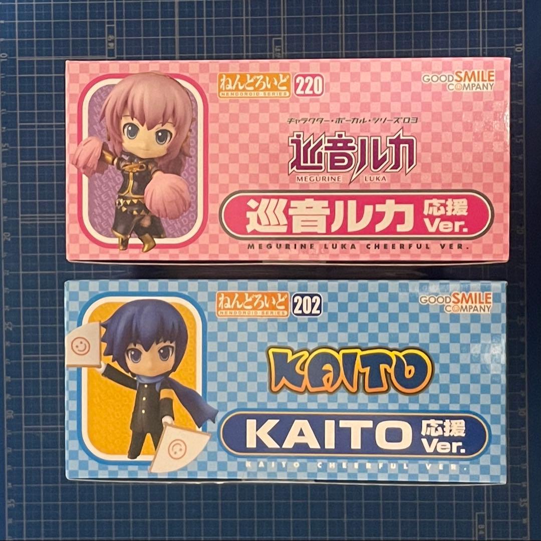 【ねんどろいど】KAITO・巡音ルカ　応援Ver.／ボーカロイド