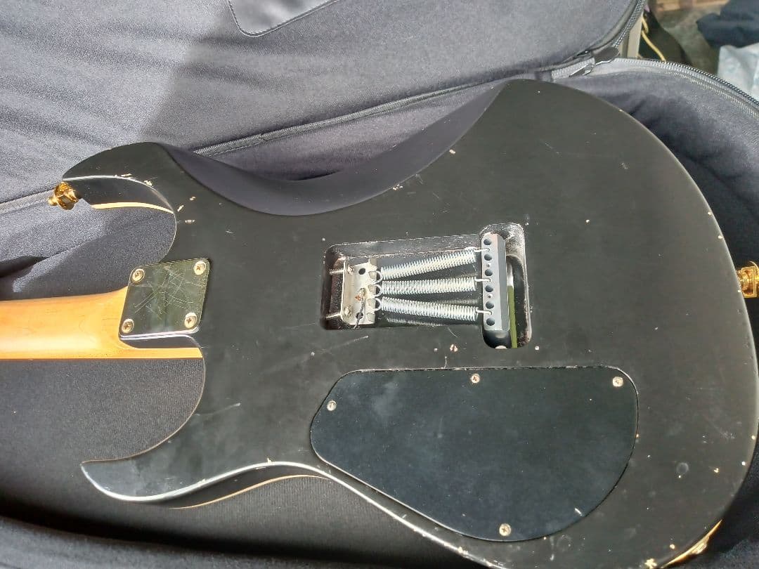 ９０年代　純国産　レア！　フレイムメイプル エレキギター　中信楽器製造